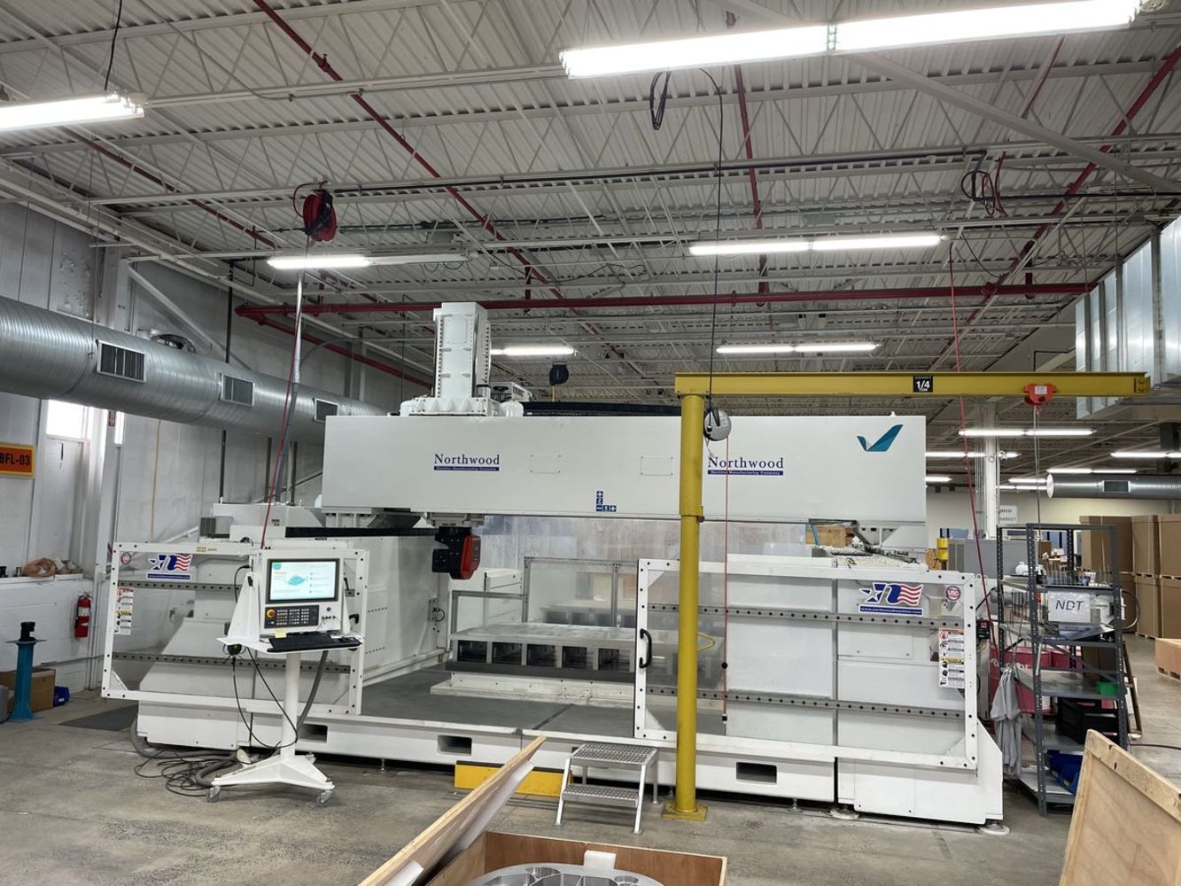 Late Model Large Format Northwood 5 Axis CNC Vertical Machining Center For Sale
