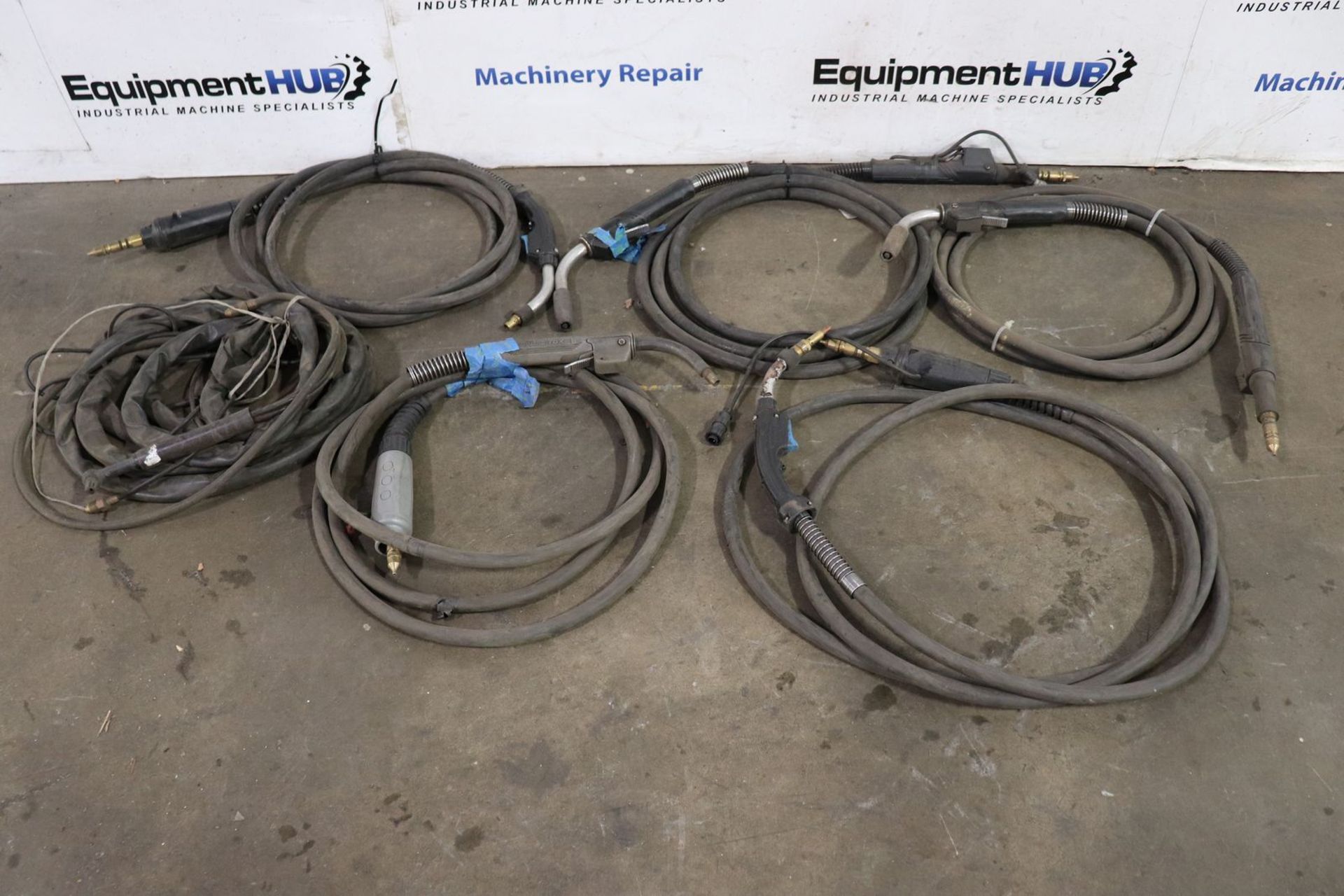 Assortment mig welding guns