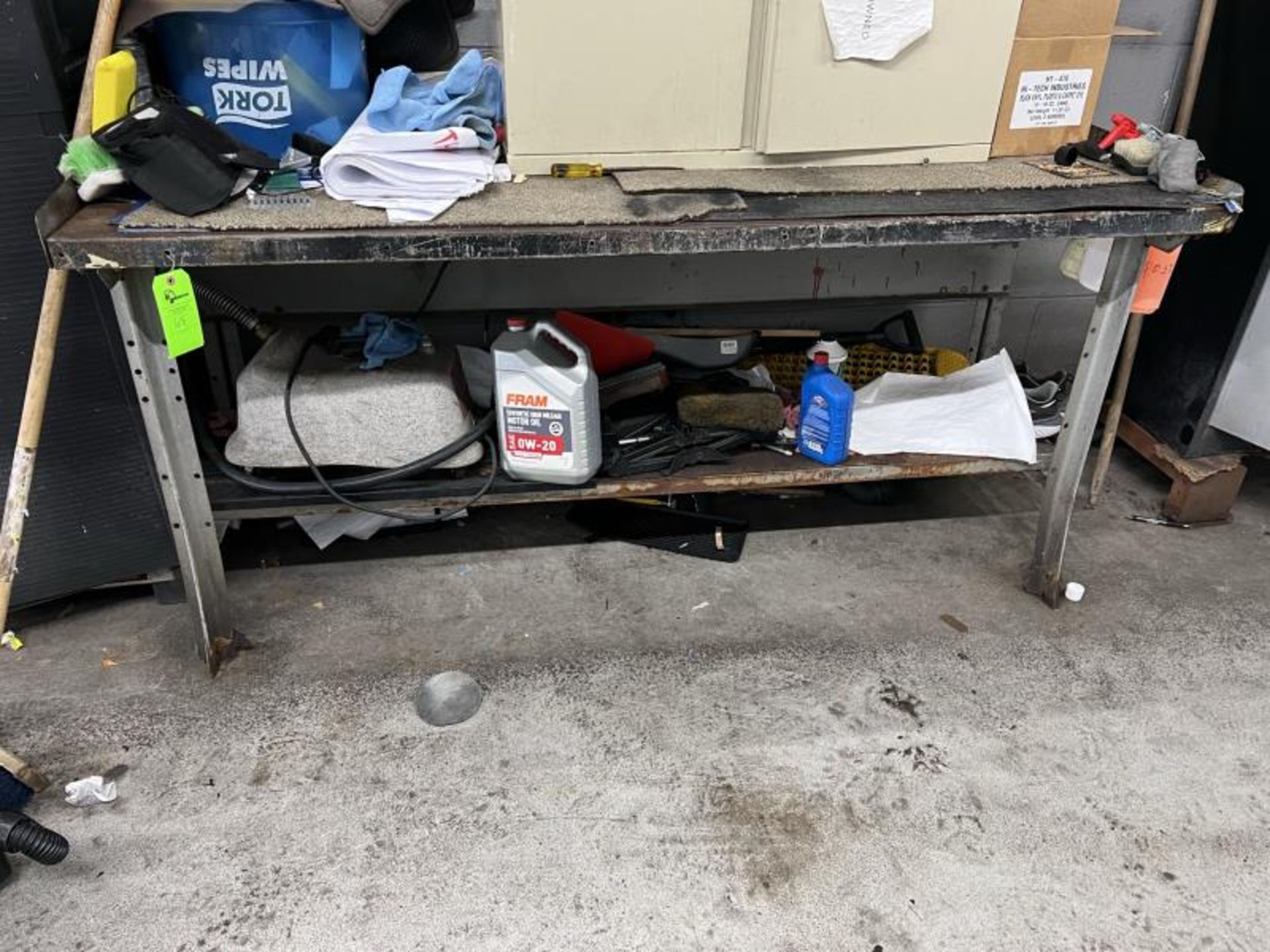 Metal Shop Bench; Poor Condition