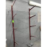 Wall Mounted Shelving System; (4) Uprights