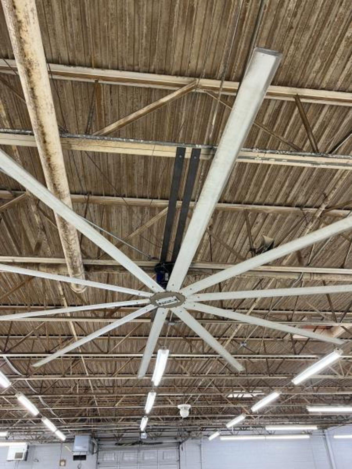 Ceiling Mounted HVLS Large Overhead Shop Fan with (10) Blades; Approx 24' Diameter - Image 3 of 5