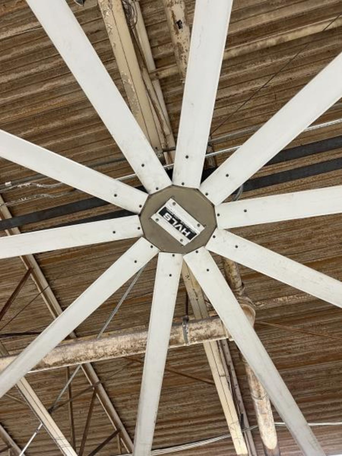 Ceiling Mounted HVLS Large Overhead Shop Fan with (10) Blades; Approx 24' Diameter - Image 5 of 5