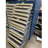 Blue Vidmar (14) Drawer High Volume Parts Unit, 30"Wide x 59"Tall x 28"Deep