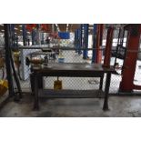 Steel Shop Bench 60"x30" with Branick M: 7200 Strut