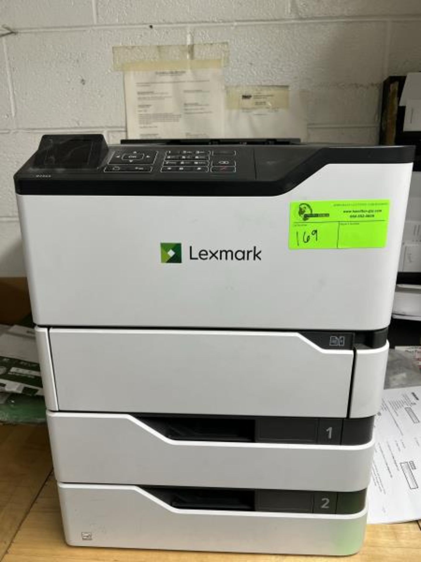Lexmark Printer, B2865, Powers On