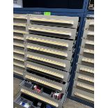 Blue Vidmar (9) Drawer High Volume Parts Unit, 30"Wide x 59"Tall x 28"Deep