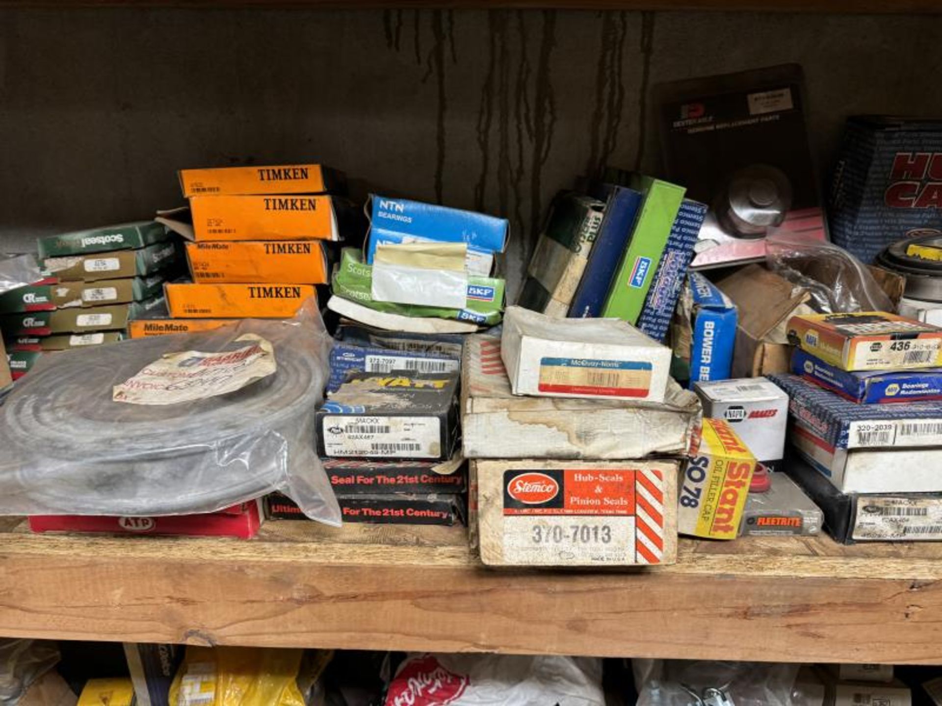 Contents of Shelving Unit (NOT SHELF) Including: Paint, Auto Fluid, Bearings, Welding Rods, Used Alt - Image 7 of 13