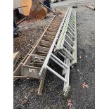 (2) Aluminum Extension Ladder & (2) Wooden Step Ladders