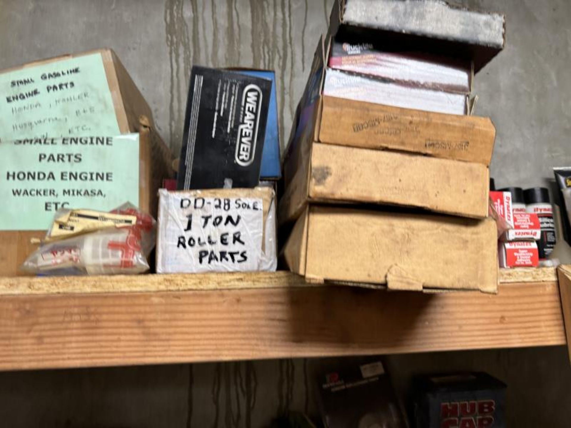 Contents of Shelving Unit (NOT SHELF) Including: Paint, Auto Fluid, Bearings, Welding Rods, Used Alt - Image 8 of 13