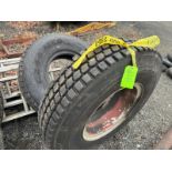 Lot of Tires Including: (1) Goodyear G286 with Rim 11.00/R22 & Goodyear G244 11.00/R22 without Rim