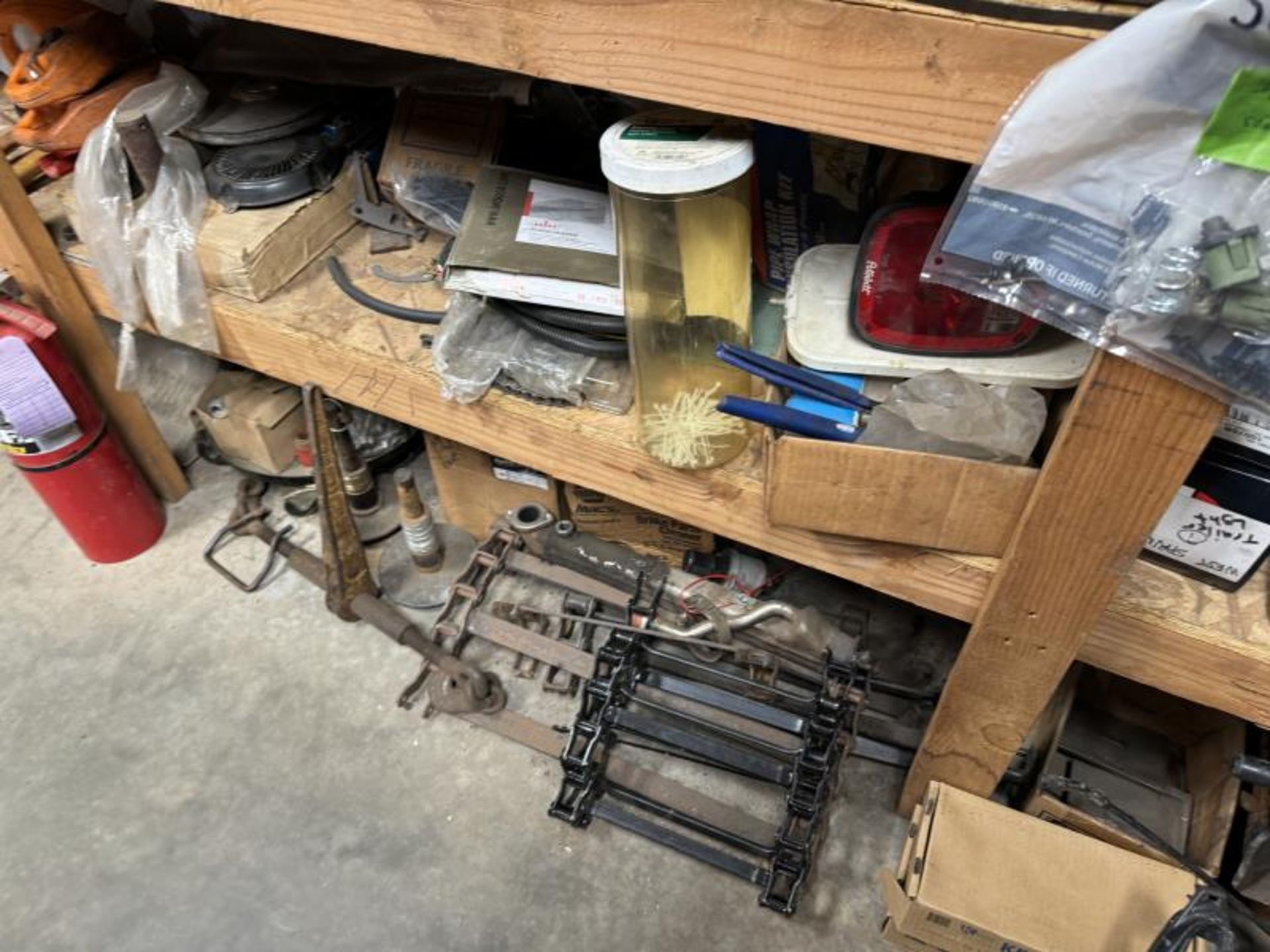 Contents of Shelving Unit (NOT SHELF) Including: Spray Paint, Concrete Adhesive, Vehicles Fuses, Veh - Image 10 of 11