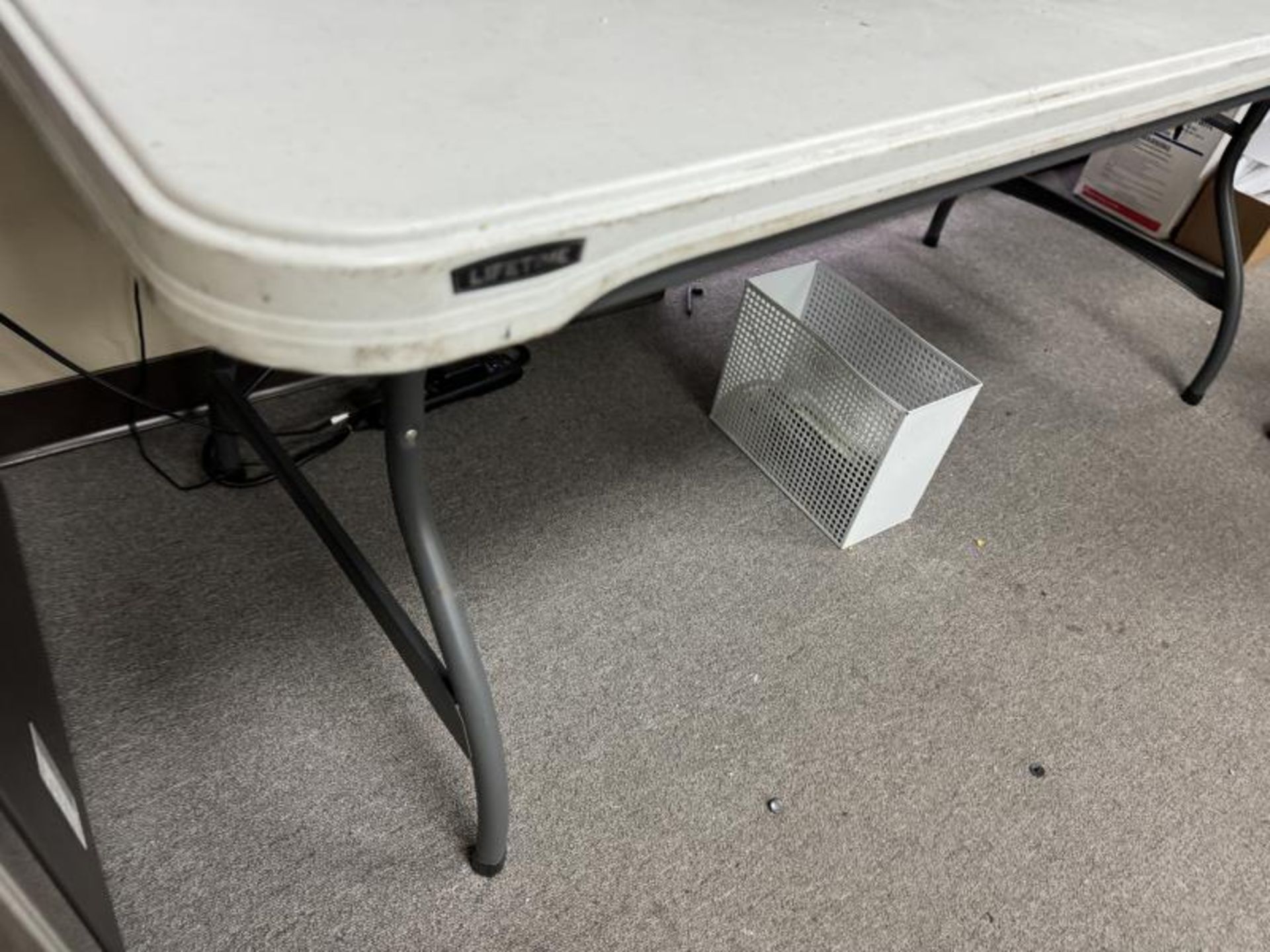 6' Plastic Folding Table - Image 2 of 2