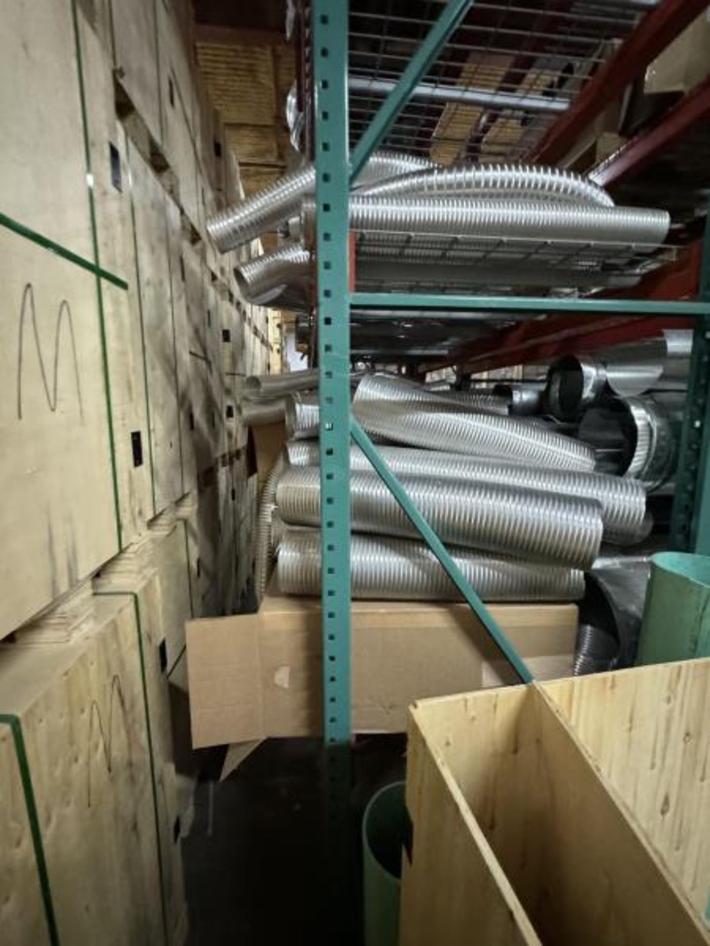 Large Group Lot: Contents of Shelving: Galazined Parts, Liners, Collars, Vent Parts & PVC - Image 6 of 35