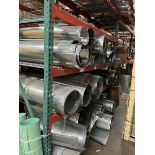 Large Group Lot: Contents of Shelving: Galazined Parts, Liners, Collars, Vent Parts & PVC