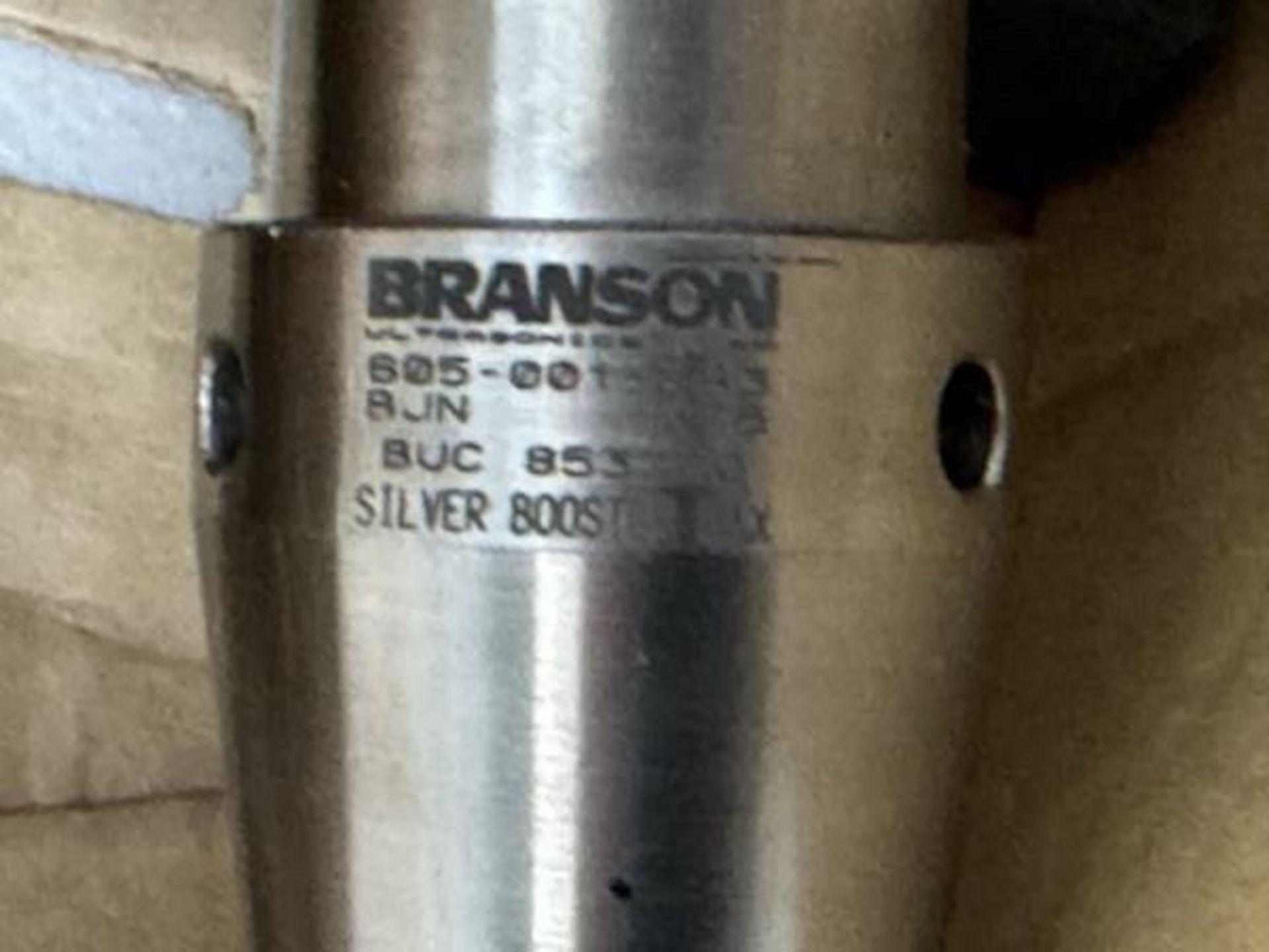 Branson Part: (3) Pieces Connected; 2000 Series, M: CJ-20, SN: WCA13033804; 101-149-098; Silver - Image 5 of 7