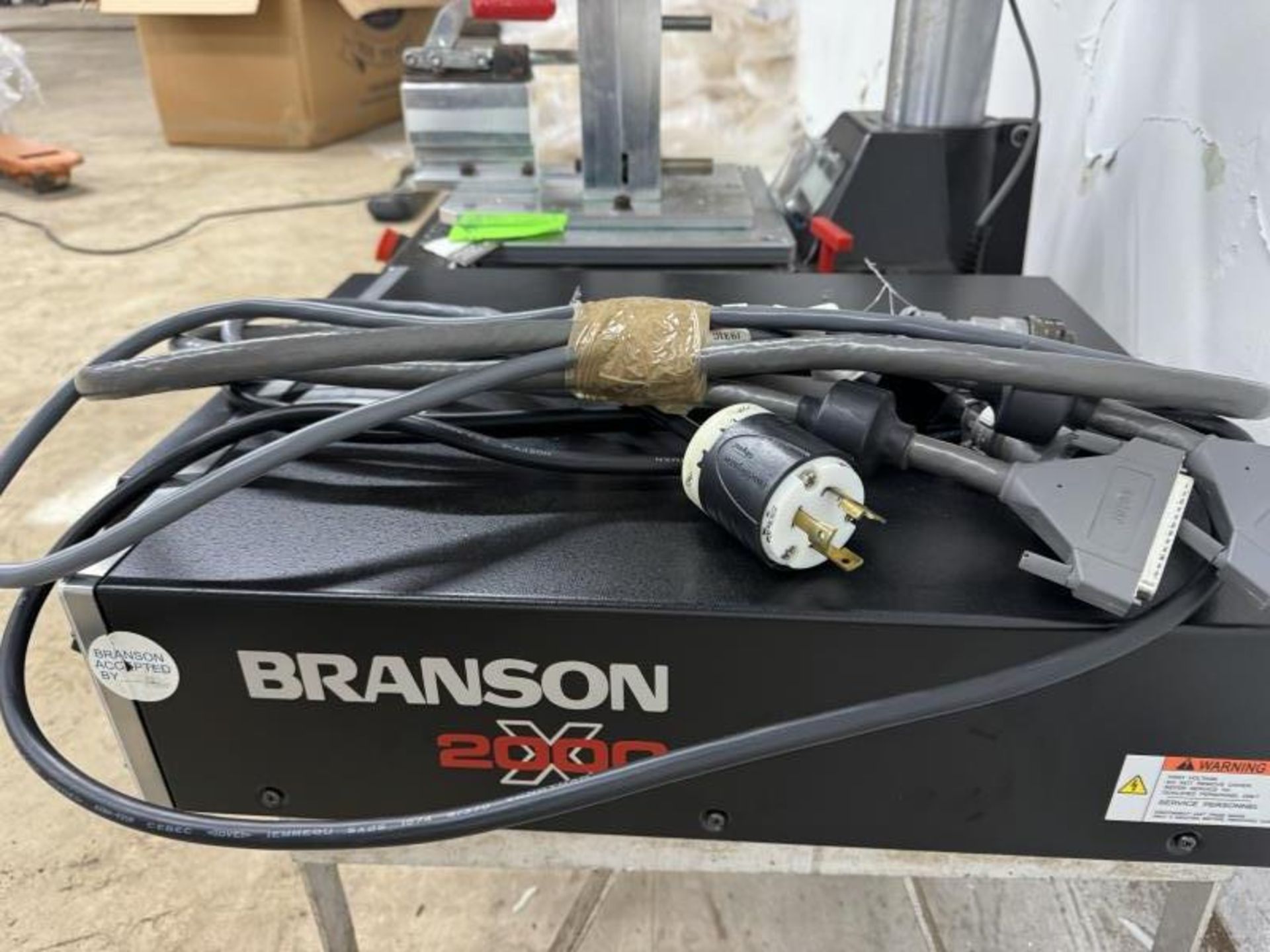 Branson 2000X Ultrasonic Welder, 230 Volt Plug - Image 8 of 11