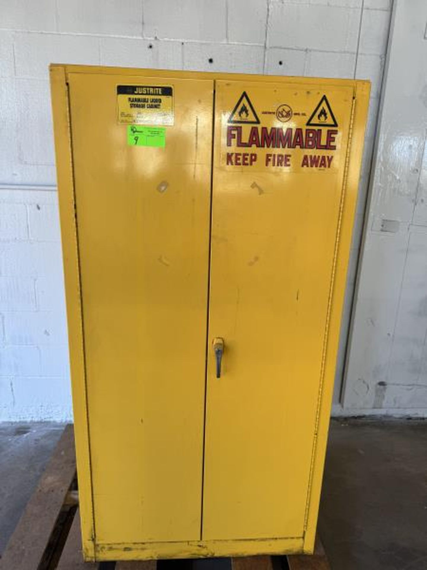 Justrite Flammable Liquid Storage Cabinet 34" Wide x 34" Deep x 66" Tall