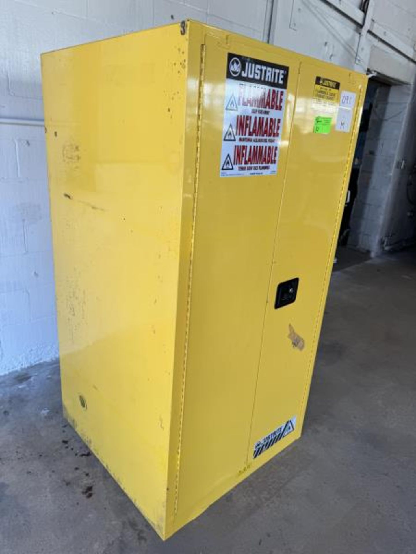 Justrite Flammable Liquid Storage Cabinet 34" Wide x 34" Deep x 66" Tall - Image 2 of 7