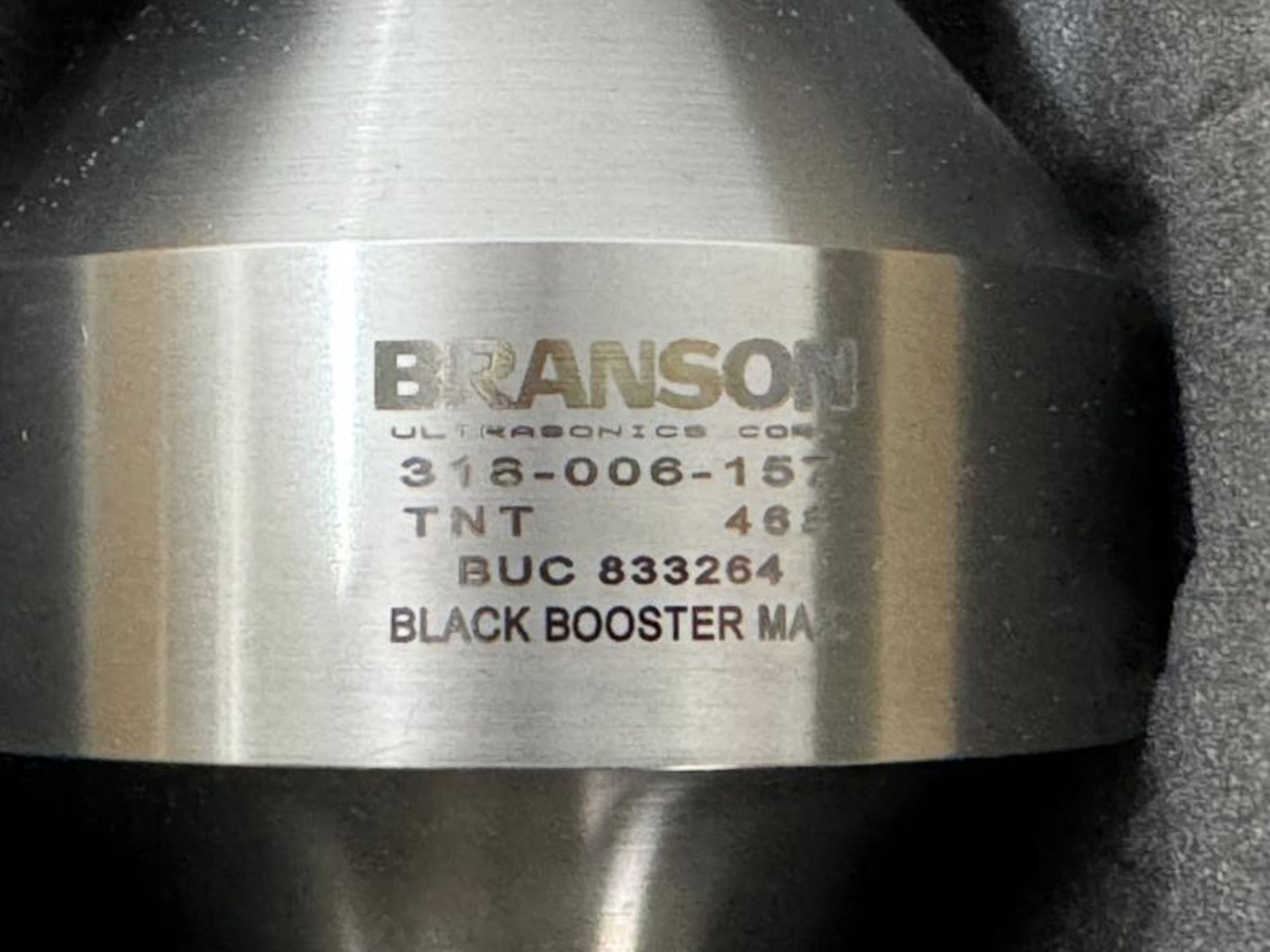 Branson Part: 318-006-157 TNT 468 BUC 833264 Black Booster Max - Image 4 of 7