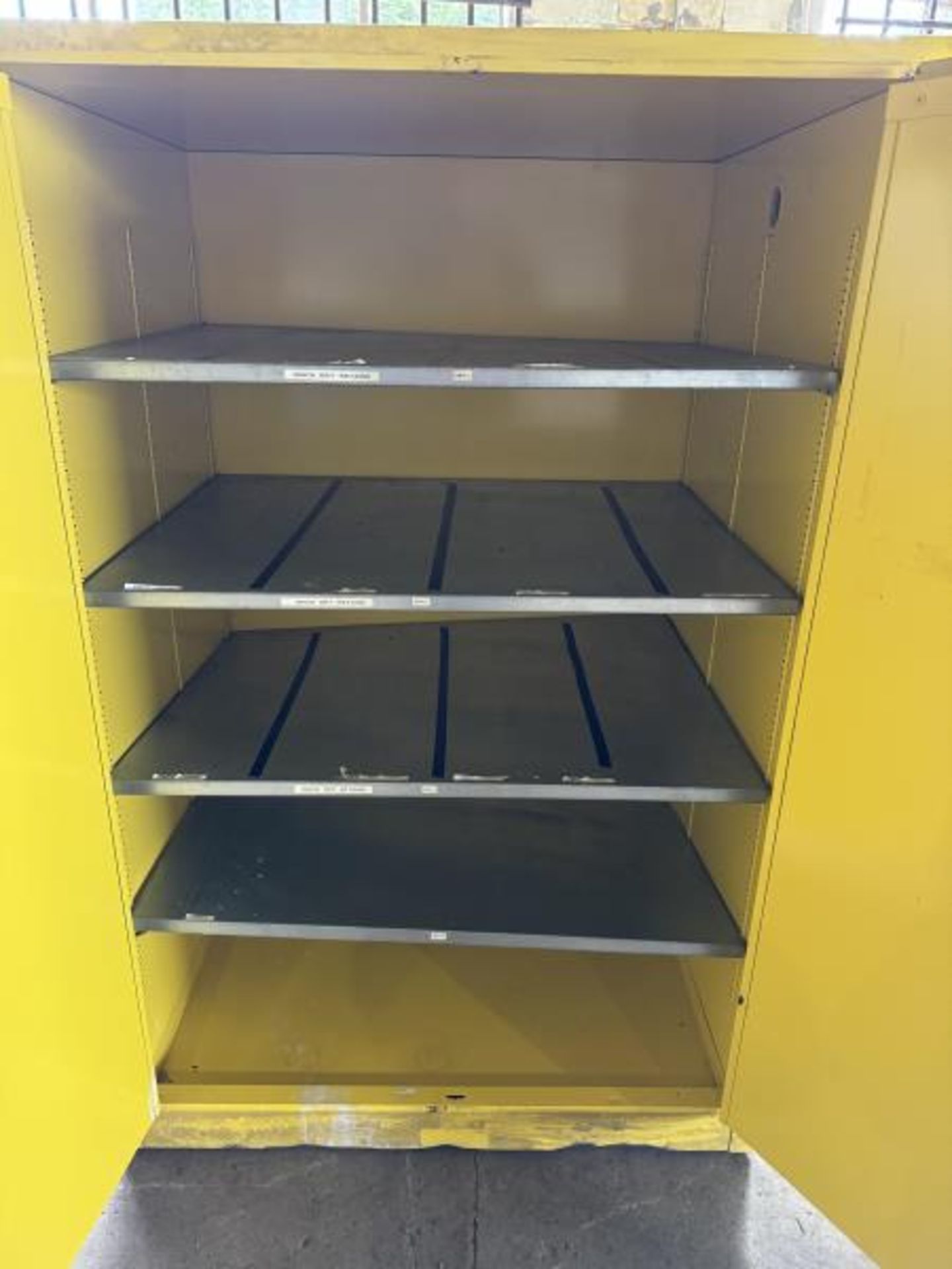 SE-CUR-AU Cabinet Safety Storage Cabinet Flammable Liquids 43" wide x 34" deep x 64" tall - Image 3 of 6