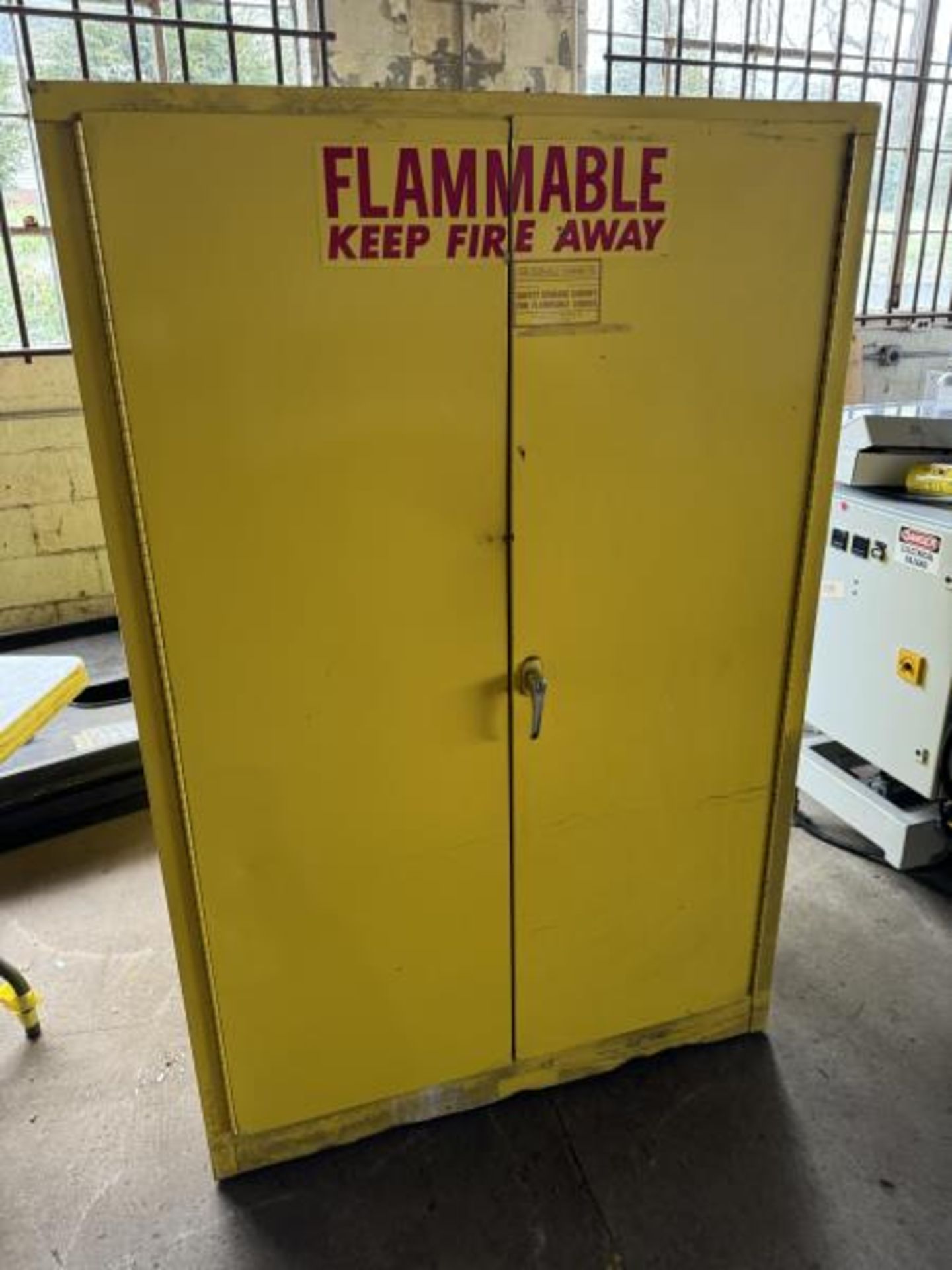 SE-CUR-AU Cabinet Safety Storage Cabinet Flammable Liquids 43" wide x 34" deep x 64" tall