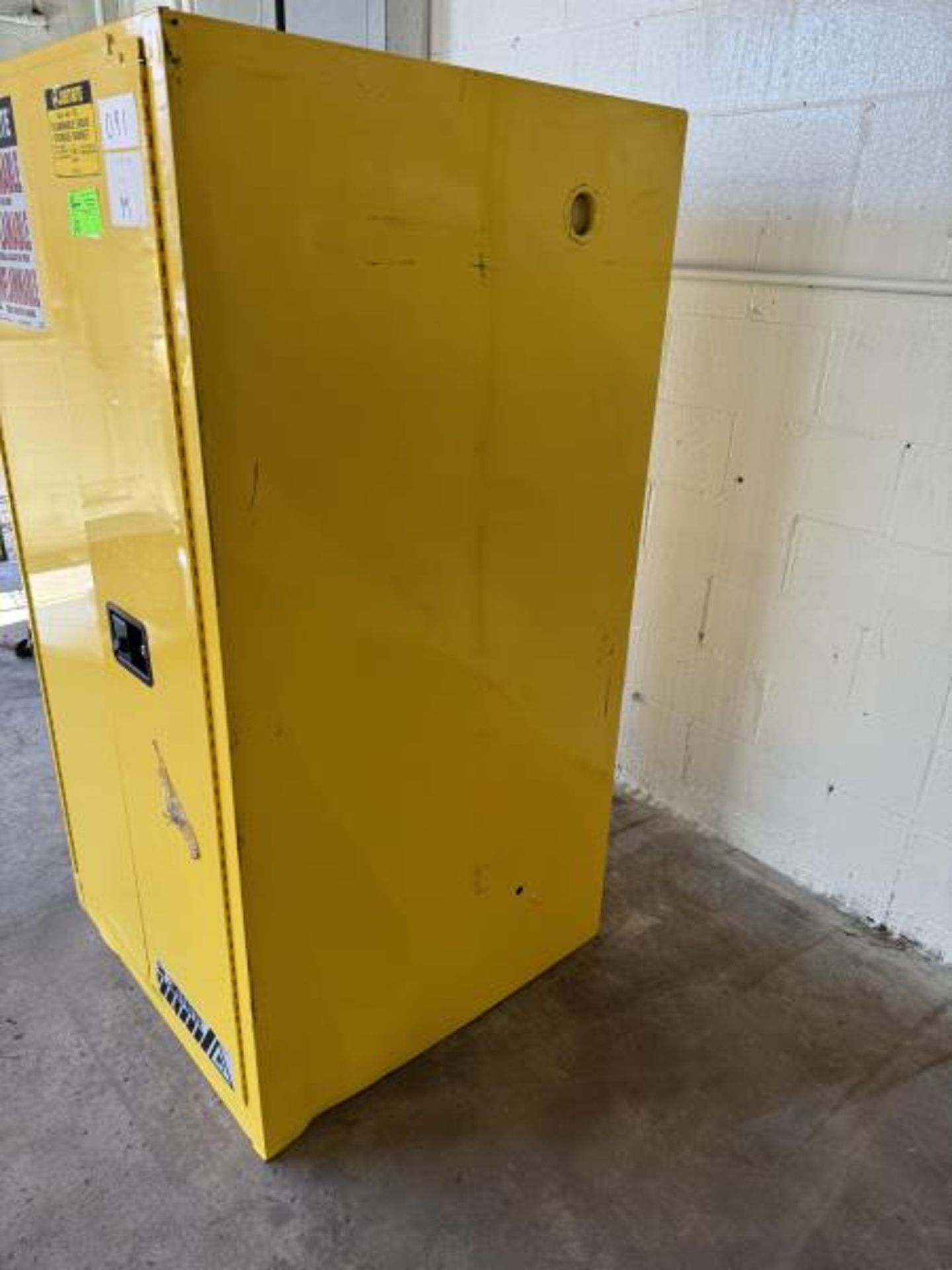 Justrite Flammable Liquid Storage Cabinet 34" Wide x 34" Deep x 66" Tall - Image 3 of 7