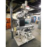 Ganesh Deluxe GMV-3 Variable Speed Vertical Mill, sn Sv400014, 10"X54" Table, X-AxisPowerefeed, Y-