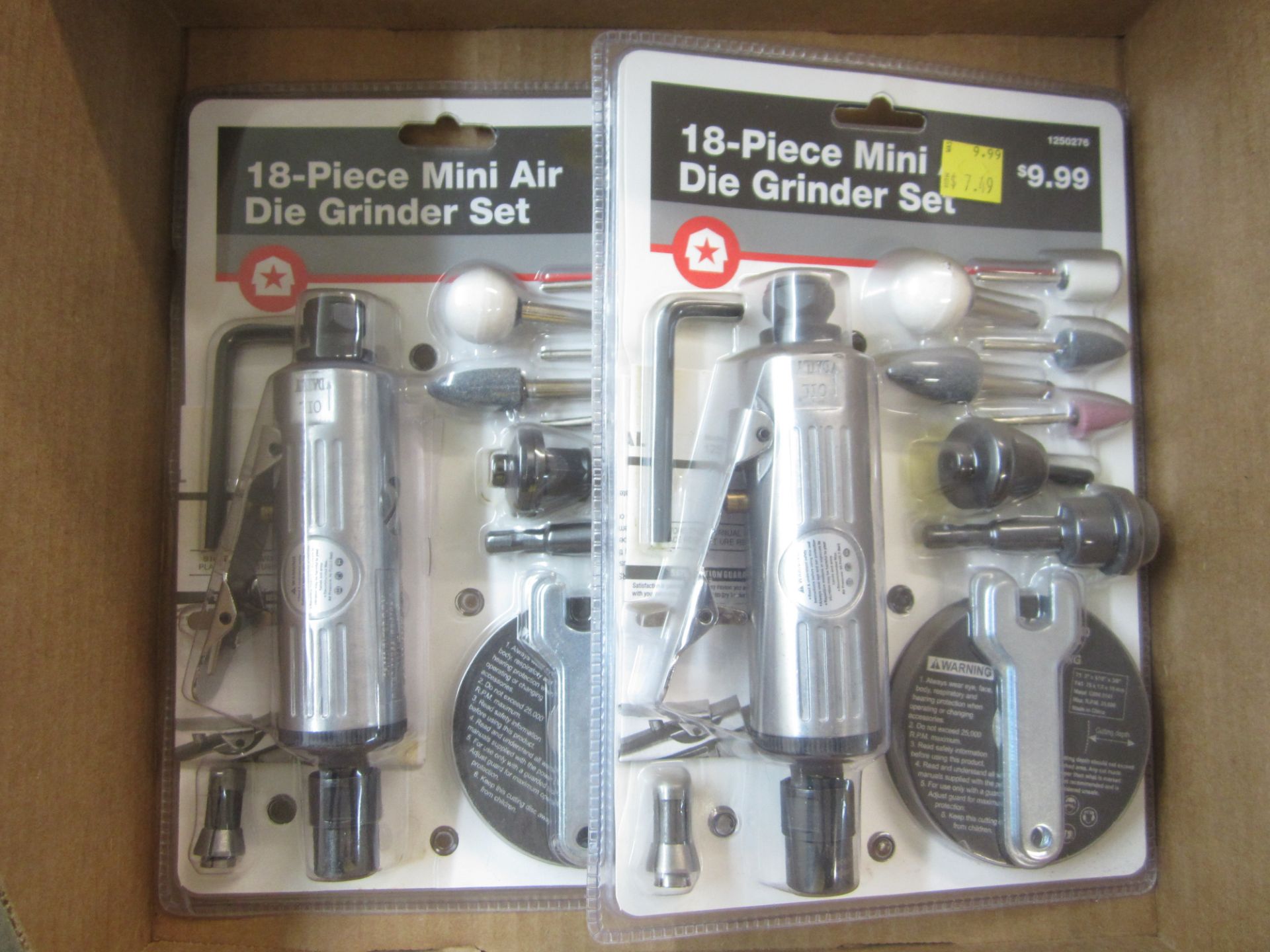 (2) Pneumatic Die Grinder Sets (New)