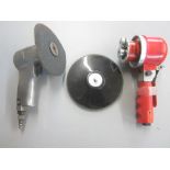 New Milwaukee MP300SD Random Orbital Sander & IR Pneumatic Disc Sander