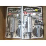 (2) Pneumatic Die Grinder Sets (New)