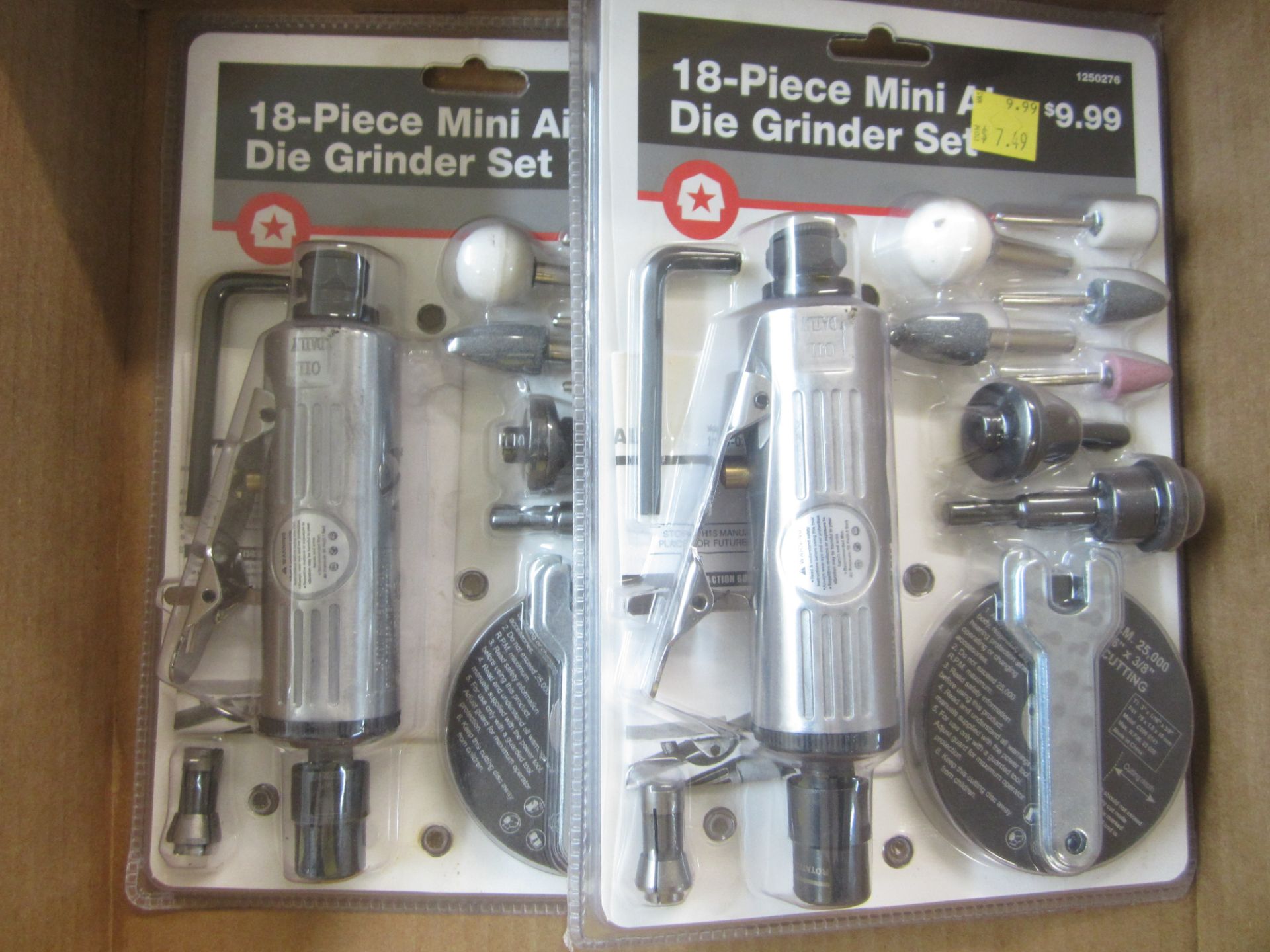 (2) Pneumatic Die Grinder Sets (New)