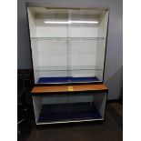 Glass Sliding Door Display Cabinet
