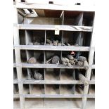 Contents of (1) Sections of Metal Shelving