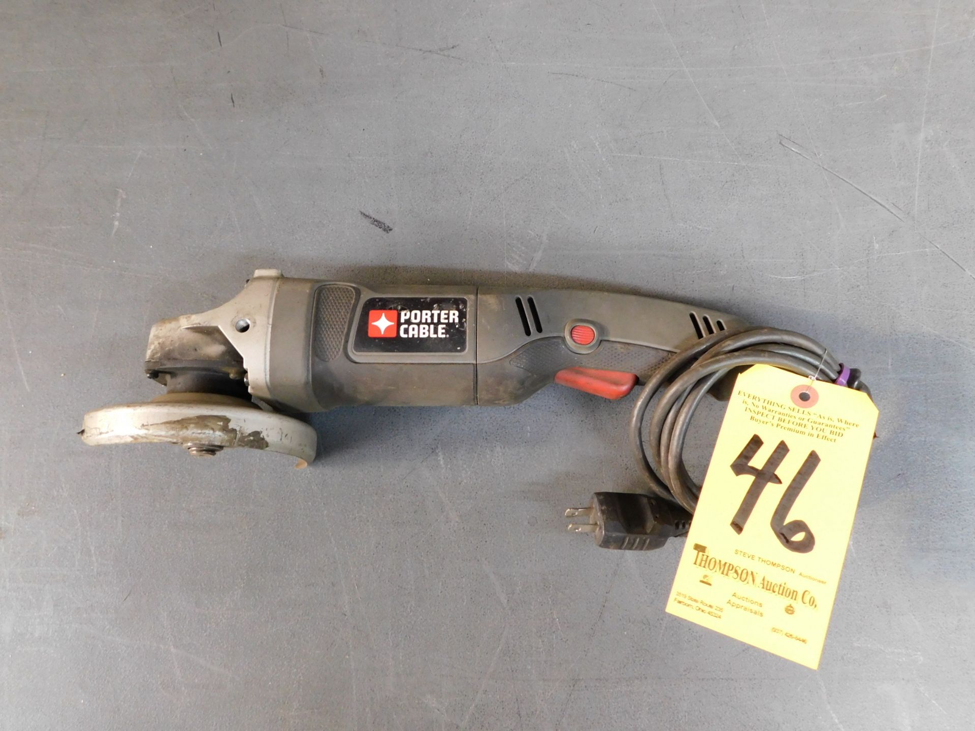 Porter Cable 4 1/2" Right Angle Grinder