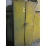 2-Door Upright Storage Cabinet and Metal Storage Cabinet