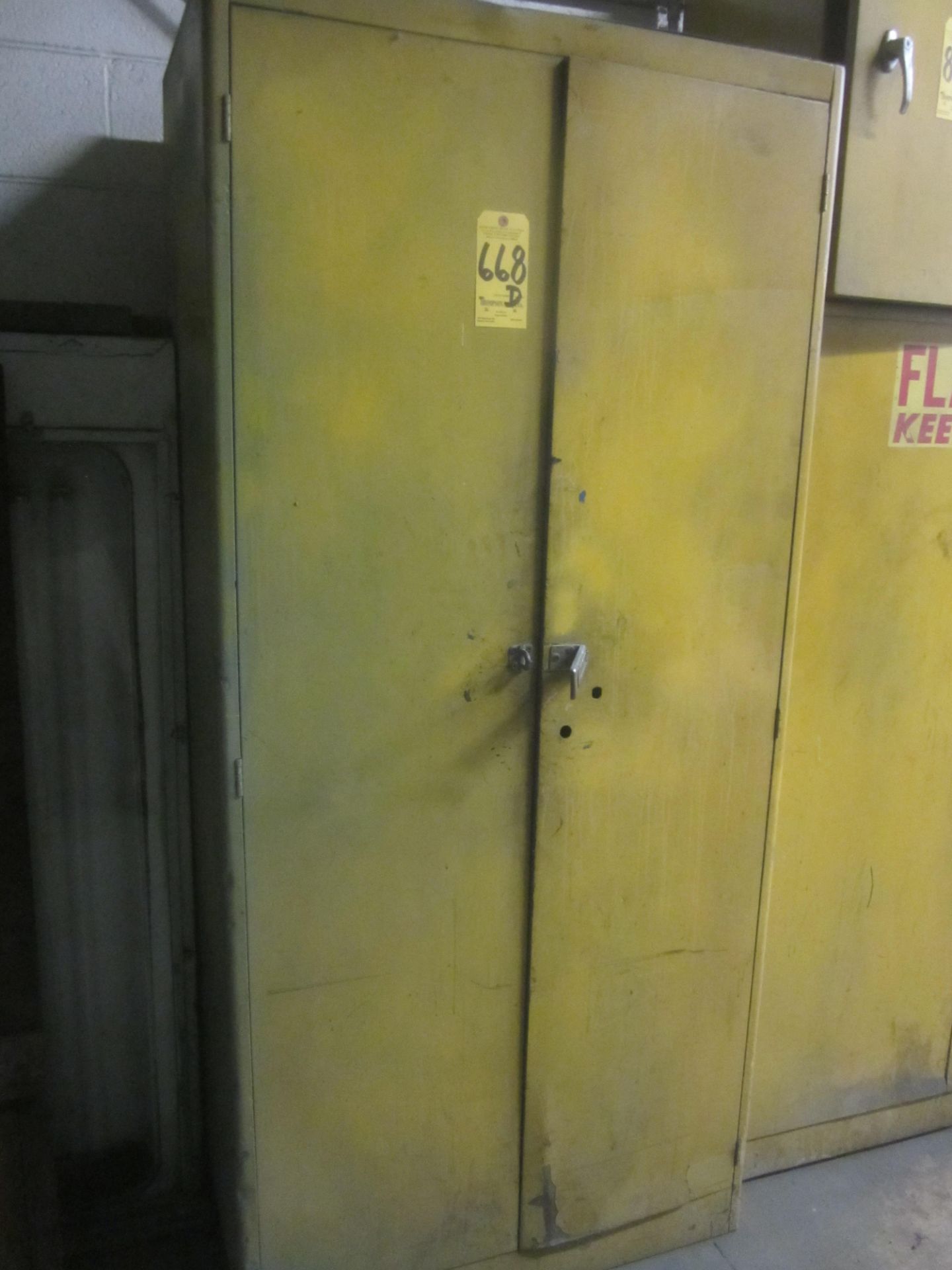 2-Door Upright Storage Cabinet and Metal Storage Cabinet