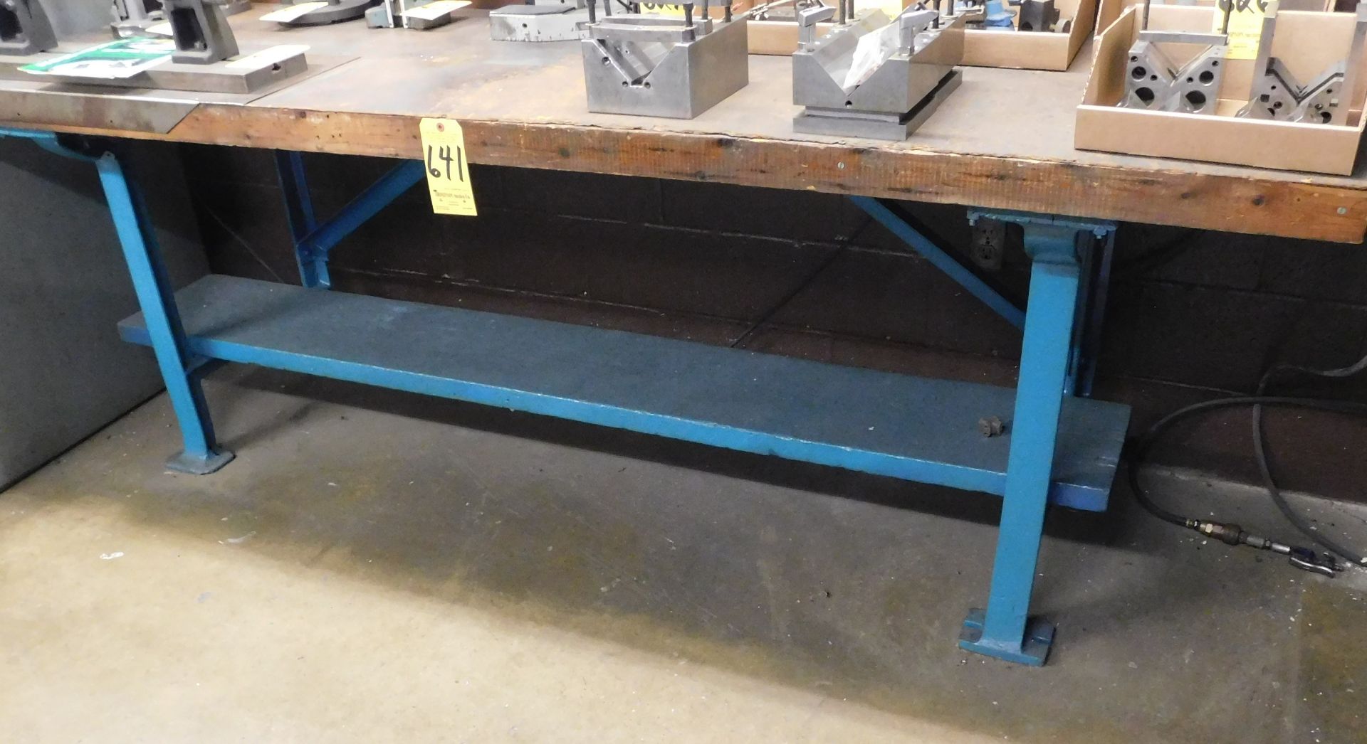 Heavy Duty Shop Table, No Contents in Photo