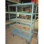 5-Tier Shelving Unit on Casters