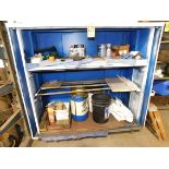 Storage Cabinet on Casters w/Contents