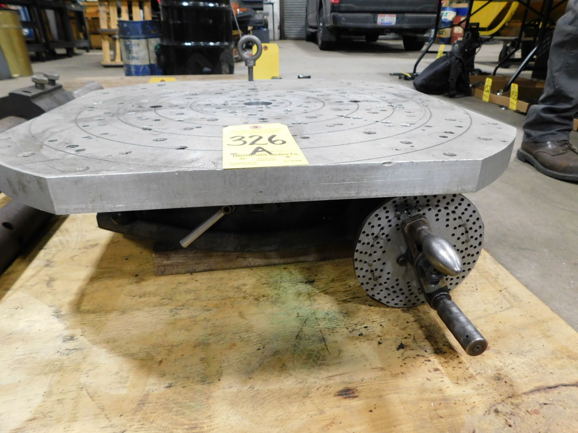 15" Rotary Table w/24' Square X1 1/4" Aluminum Subplate