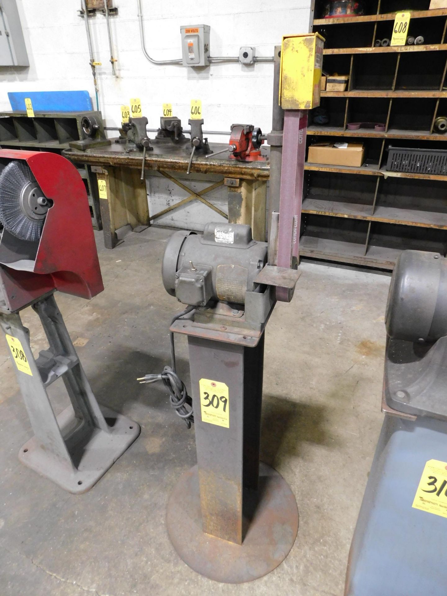 1"X42" Vertical Belt Sander w/Stand, 115V 1Phs.