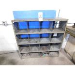 Metal Shelving Unit, 41"HX42'WX12"D