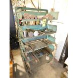 Adjustable Shelf Parts Cart w/Scrap Metal