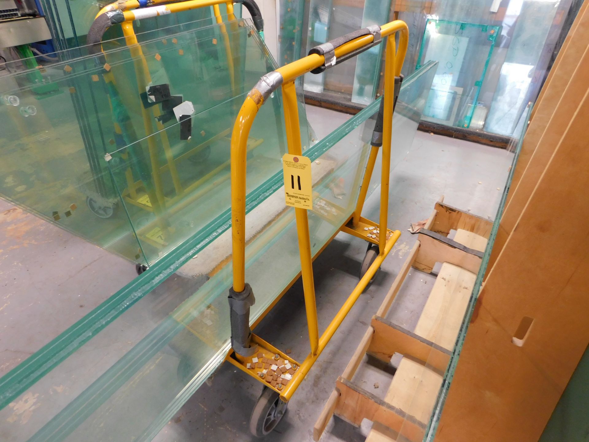 Nu-Wave PD-2 Drywall Cart, 2,400 lb. Capacity, 3' Long x 47" Tall, Yellow