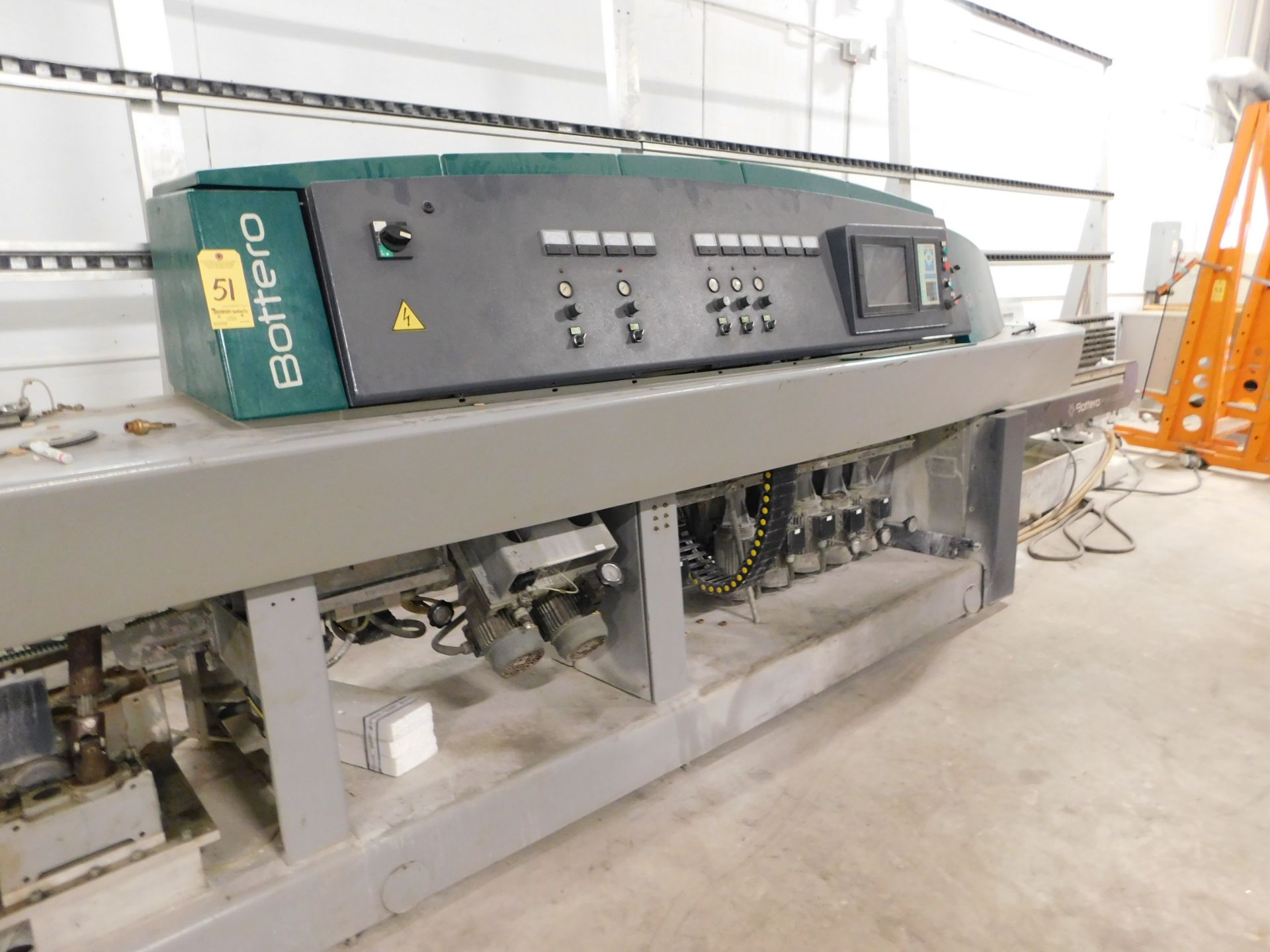 2016 Bottero Model Variant 810BCS Glass Cutting / Edging Machine, s/n GG810S-2210 - Image 2 of 9