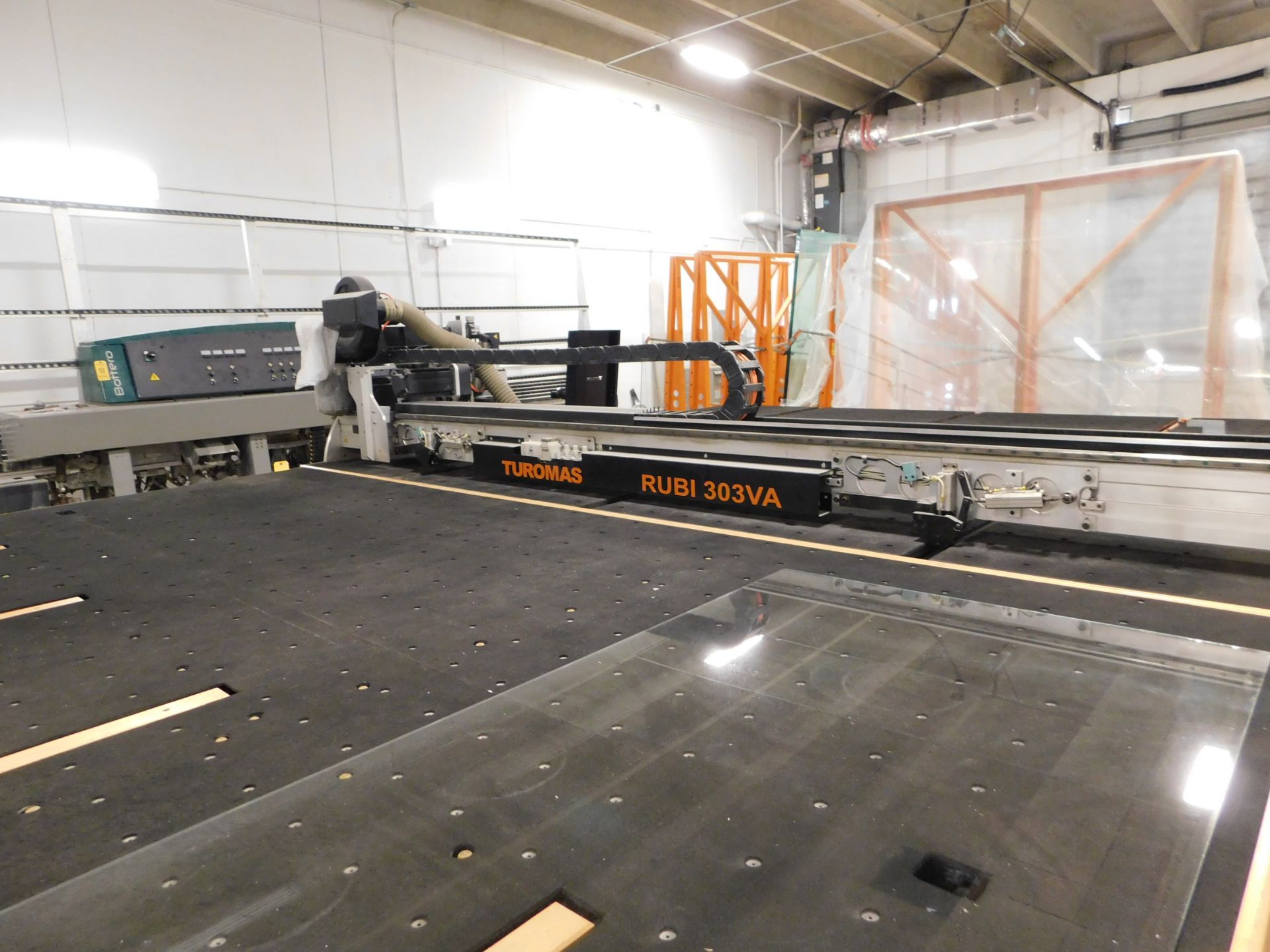 2019 Turomas Model RUBI 303VA Float Glass CNC Cutting Table, s/n MP-1430, 14' x 148", Includes - Image 10 of 13
