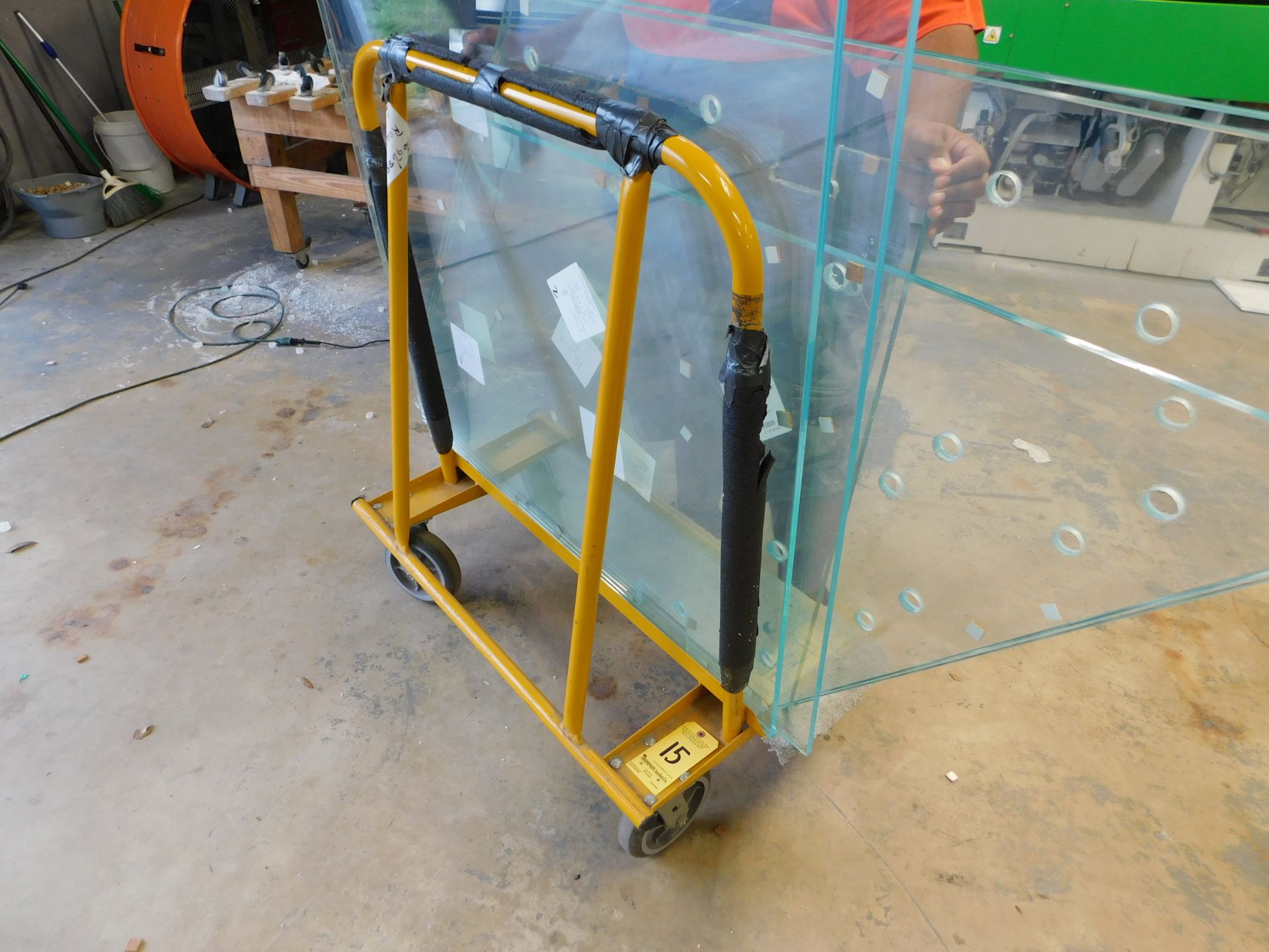 Nu-Wave PD-2 Drywall Cart, 2,400 lb. Capacity, 3' Long x 47" Tall, Yellow
