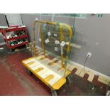 Nu-Wave PD-2 Drywall Cart, 2,400 lb. Capacity, 3' Long x 47" Tall, Yellow