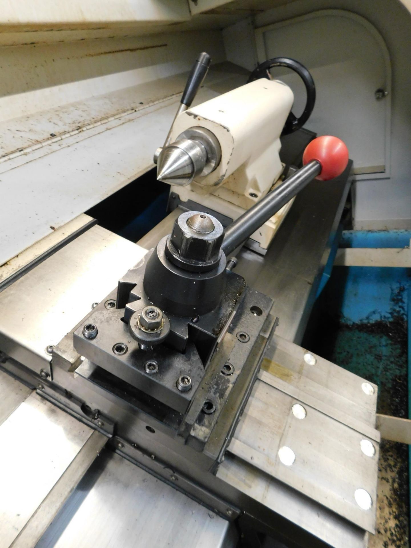 Clausing Colchester Model K Series 2000 CNC Lathe, s/n C70020, New 2001, Fanuc 210i-T Touch Screen - Image 8 of 14