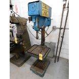 Clausing Model 22V, 20" Floor Model Drill Press, s/n 501682, Step Pulley, Production Table, 3 Phase